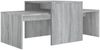 vidaXL Couchtisch-Set Grau Sonoma 100x48x40 cm Holzwerkstoff 815547 Bild 2