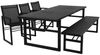 Gartenesstisch Vevi 230x95 cm, Schwarz Bild 2