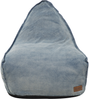 Beliani 'Drop' Sitzsack, Blau, 73 x 75 cm, Stoff Bild 4