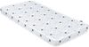 Kikkaboo Babybett Matratze Fantasia Stars 120 x 60 x 9 cm, Bezug aus Baumwolle grau Bild 2