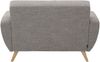 Sofa 2-Sitzer Kazdoia Flachgewebe grau Bild 4
