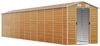 vidaXL Gerätehaus Hellbraun 191x895x198 cm Verzinkter Stahl 3188284 Bild 3