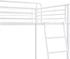 Vente-unique - GEMINI Bett Metall Weiß - B 140 cm x H 185 cm x L 199 cm Bild 5