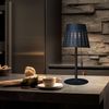 LED Tischleuchte, Akku, USB Kabel, Timer, dimmbar, H 30cm Bild 5