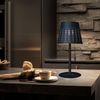 LED Tischleuchte, Akku, USB Kabel, Timer, dimmbar, H 30cm Bild 5