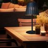 LED Tischleuchte, Akku, USB Kabel, Timer, dimmbar, H 30cm Bild 2