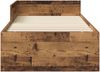 vidaXL Bettgestell mit Kopfteil Altholz 80 x 200 cm Holzwerkstoff 8009038 Bild 3