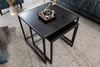 riess-ambiente Beistelltisch SLIM LINE 50cm schwarz (Set, 2-St), Wohnzimmer · Esche-Design · Metall · Industrial Bild 4