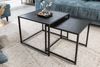 riess-ambiente Beistelltisch SLIM LINE 50cm schwarz (Set, 2-St), Wohnzimmer · Esche-Design · Metall · Industrial Bild 2