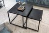 riess-ambiente Beistelltisch SLIM LINE 50cm schwarz (Set, 2-St), Wohnzimmer · Esche-Design · Metall · Industrial Bild 3