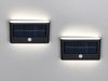 2er SET Solar Außenwandleuchten auch per USB aufladbar mit Bewegungsmelder Bild 3