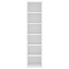 vidaXL CD-Schrank Weiß 21x20x88 cm Holzwerkstoff 800351 Bild 4