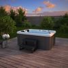 HOME DELUXE Outdoor-Whirlpool 'Beach', mit Treppe & Thermoabdeckung Bild 5