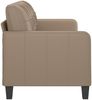 vidaXL 3-Sitzer-Sofa Cappuccino-Braun 180 cm Kunstleder 359126 Bild 4