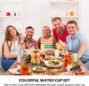 6er Set Große Acryl Trinkgläser 470 ml - Wassergläser Cocktailgläser Bild 5