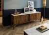 Sideboard Mango 185x45x65 braun geölt / echter Marmor LOS ANGELES #07 Bild 3