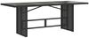 vidaXL 9-tlg. Garten-Essgruppe mit Kissen Schwarz Poly Rattan 3212685 Bild 3