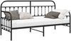 vidaXL Tagesbettrahmen Schwarz 80 x 200 cm Pulverbeschichteter Stahl 42002629 Bild 2