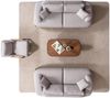 Sitzgruppe/Sofa Set - Wohnzimmergarnitur "Salix" 3+3+1-Grau Bild 3