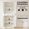 COSTWAY Vorratsschrank Küchenbuffet mit verstellbarem Regal, Schublade weiß Bild 3