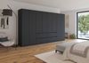 rauch Drehtürenschrank Schrank Garderobe MAINZ Breiten 91/136/181/226/271/315/360, Höhe 210cm (3 verschiedene Ausstattungen BASIC/CLASSIC/PREMIUM (inkl. SOFT-CLOSE) grifflose Front, Außentüren mit Push-to-Open Funktion MADE IN GERMANY Bild 2