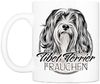 Cadouri Tasse TIBET TERRIER FRAUCHEN - Kaffeetasse für Hundefreunde, Keramik, mit Hunderasse, beidseitig bedruckt, handgefertigt, Geschenk, 330 ml Bild 2