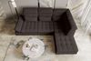 99rooms Ecksofa Toscana, Sofa L-Form, Eckcouch, Bettfunktion, Rundumbezug aus gepolstertem Velours VOGUE Bild 3