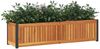 vidaXL Pflanzkübel 110x30x27,5 cm Massivholz Akazie und Stahl 367615 Bild 3