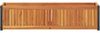 vidaXL Pflanzkübel 110x30x27,5 cm Massivholz Akazie und Stahl 367615 Bild 4