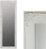 Stilvoller Spiegel GRANDE 190x65cm antik-weiss Barockstil Facette Holzrahmen Bild 2