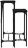 vidaXL Konsolentische 2 Stk. Schwarz Holzwerkstoff 834140 Bild 5
