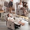 HOMCOM Relaxsessel Holzgriff, Fernbedienung, Seitentasche (Set, 1-St, 1), elektrische Aufstehhilfe, Massagemodus, Wärmefunktion Bild 4