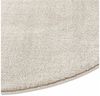 TaraCarpet Teppich Kurzflor-Webteppich Gala, rund, Höhe: 13 mm, uni weiß Soft Touch Wohnzimmer Schlafzimmer Kinderzimmer 120x120 cm Bild 2