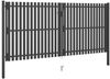 vidaXL Gartentor aus Stahl 400 x 175 cm Anthrazit 146337 Bild 2