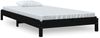vidaXL Stapelbett Schwarz 75x190 cm Massivholz Kiefer 820411 Bild 2