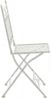 Gartenstuhl FINN - 40 x 40 x 95 cm, Metall, Antik-Weiß | Klappstuhl Garten Outdoor-Stuhl Bild 5