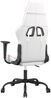 vidaXL Gaming-Stuhl mit Massagefunktion Weiß und Rosa Kunstleder 345408 Bild 5
