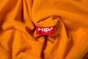r-up Beste Spannbettlaken 90x200-100x220 bis 35cm Höhe orange 95% Baumwolle / 5% Elastan 230g/m² Bild 4