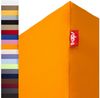 r-up Beste Spannbettlaken 90x200-100x220 bis 35cm Höhe orange 95% Baumwolle / 5% Elastan 230g/m² Bild 2