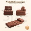 LITBIRD Schlafsofa faltbar, 4-in-1 Multifunktionssofa, Sitzsack-Sofa, Relaxsessel, 1 Teile, Spielsofa & Gästebett für kleine Räume Bild 2