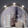 5er Set LED Einbaustrahler, Chrom, rund Bild 2