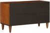 vidaXL TV-Schränk mit Tür Walnuss 80 x 33 x 46 cm Massivholz Mango 4018239 Bild 5