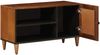 vidaXL TV-Schränk mit Tür Walnuss 80 x 33 x 46 cm Massivholz Mango 4018239 Bild 2