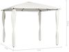 Gartenpavillon, Pavillon mit Pfostenabdeckungen 3x3x2,6 m Creme 160 g/m² Bild 4