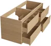 Vente-unique - MILIPAM Waschbeckenmöbel Holz, PlatteKeramik Beige - B 45 cm x H 50 cm x L 120 cm Bild 5