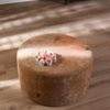 Bronx71 Hocker Elle rund Chenille peach ø70 cm Bild 2