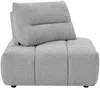 Vente-unique - APOLIU Sessel Stoff Grau - B 113 cm x H 93 cm x L 113 cm Bild 3
