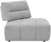 Vente-unique - APOLIU Sessel Stoff Grau - B 113 cm x H 93 cm x L 113 cm Bild 4