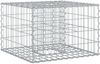 vidaXL Gabionen Hochbeet Silber 60 x 60 x 40 cm Verzinkter Stahl 42033317 Bild 2
