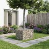 vidaXL Gabionen Hochbeet Silber 60 x 60 x 40 cm Verzinkter Stahl 42033317 Bild 5